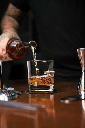 Handcrafted Bulletproof Whiskey Glass