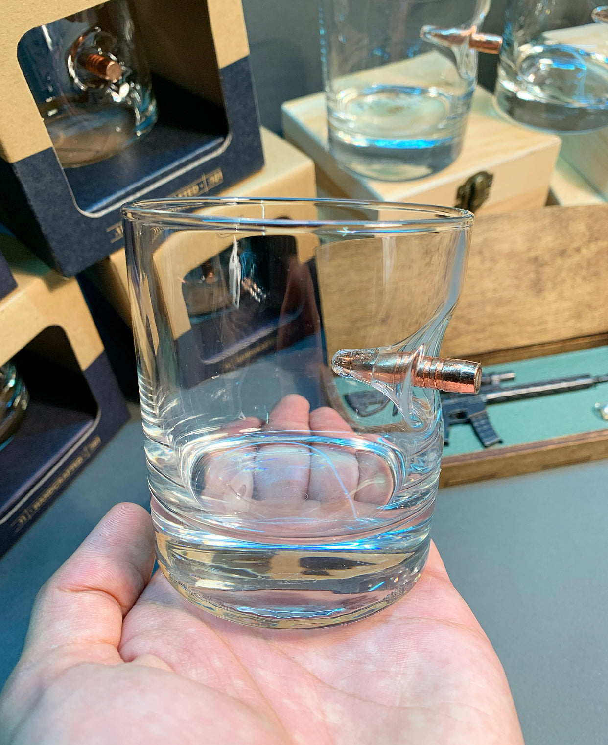 Handcrafted Bulletproof Whiskey Glass