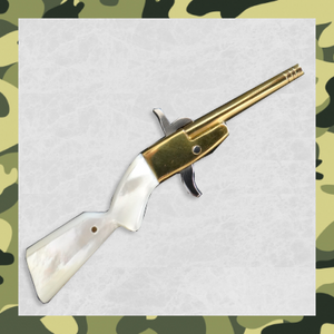 Gold Shotgun with Mediterranean Mother of Pearl Stock